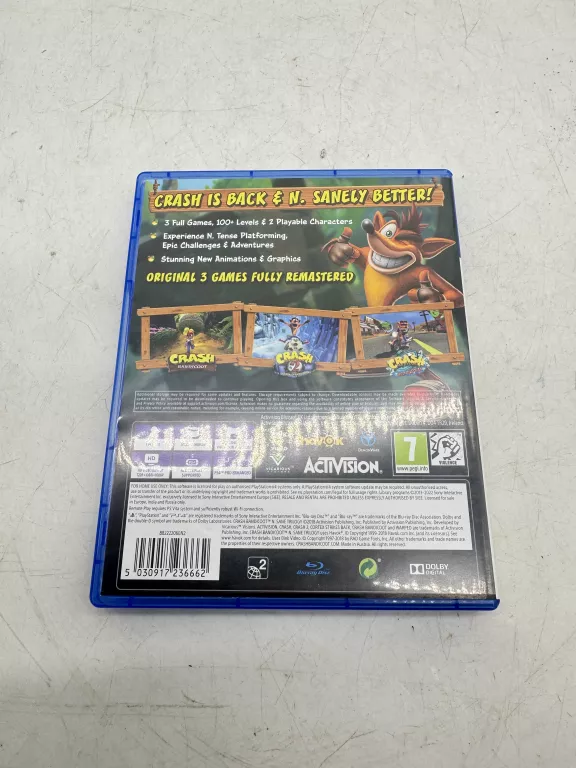 GRA PS4 CRASH BANDICOOT N SANE TRILOGY