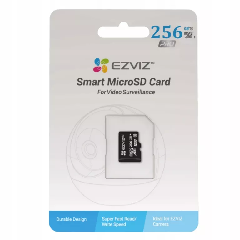 KARTA PAMIĘCI MICROSD 256GB EZVIZ 90 MB/S C10 U3 SDXC