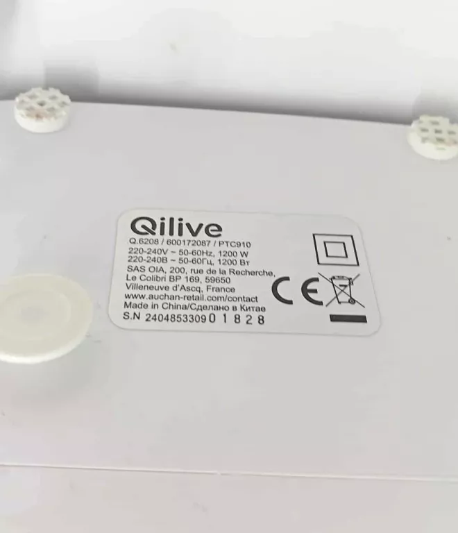 TERMOWENTYLATOR GRZEJNIK 1200W QILIVE Q.6208 PTC910