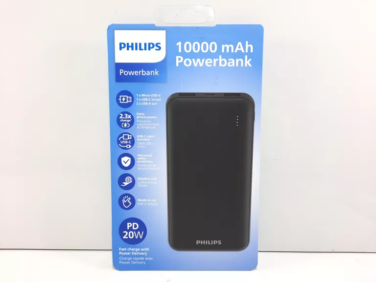 POWERBANK PHILIPS 10000MAH 20W