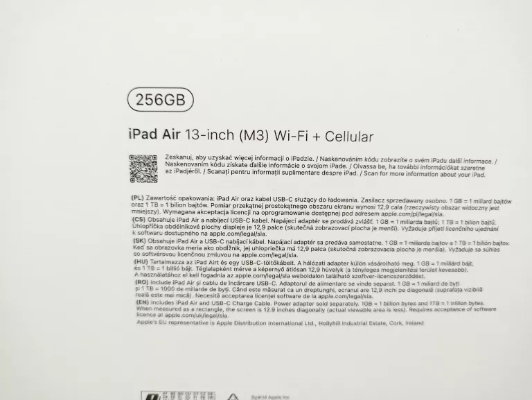 TABLET IPAD AIR 13-INCH (M3) WI-FI + CELLULAR