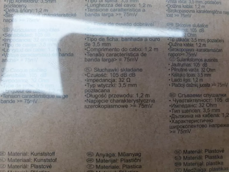 SŁUCHAWKI PRZEWODOWE GRUNDIG *FABRYKA*