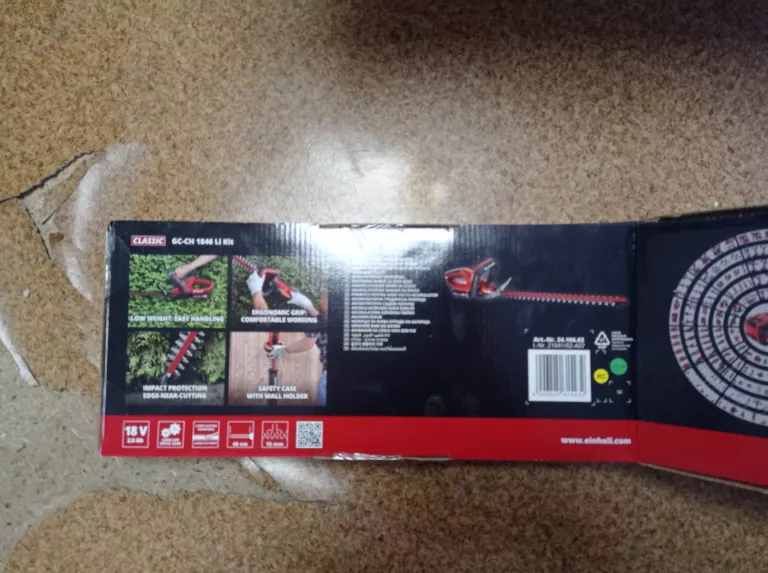 NOŻYCE ELEKTRYCZNE AKUMULATOROWE EINHELL 46 CM 18 V