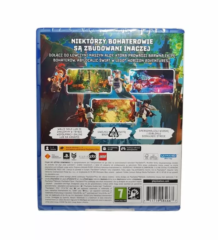 GRA PS5 LEGO HORIZON ADVENTURES ZAFOLIOWANA