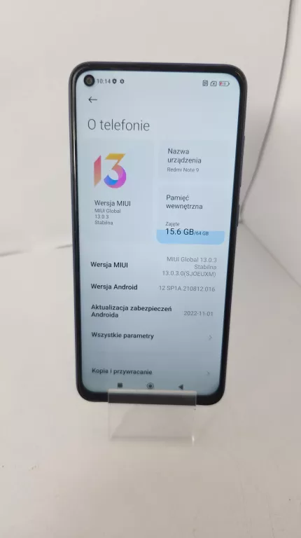 TELEFON XIAOMI REDMI NOTE 9