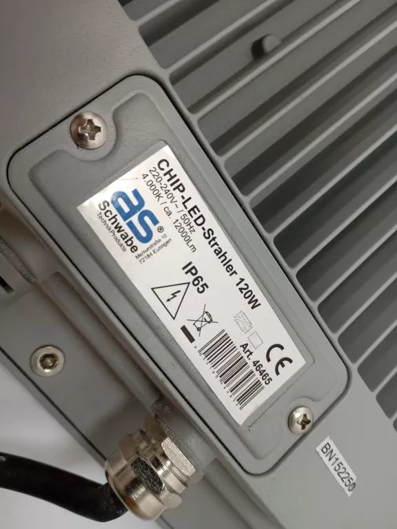LAMPA LED BUDOWLANA CHIP-LED-STRAHLER 120W IP65 12000LM