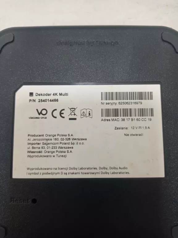 DEKODER 4K MULTI ORANGE