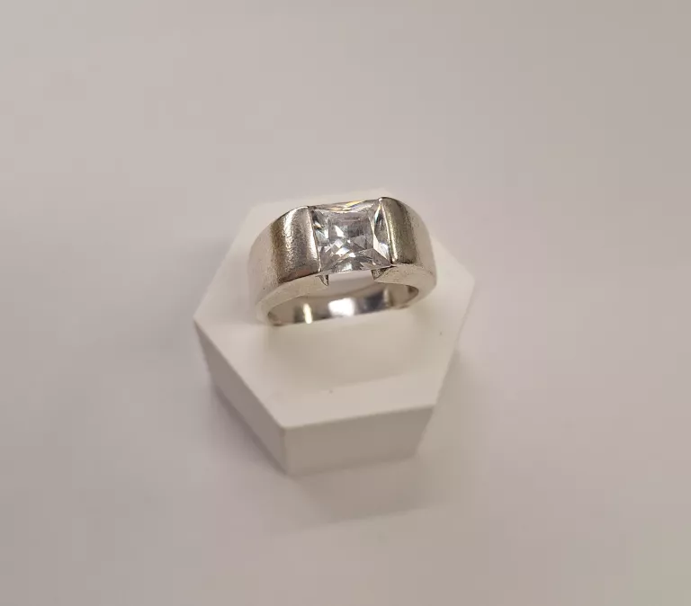 SREBRNY PIERŚCIONEK 7,59G 925