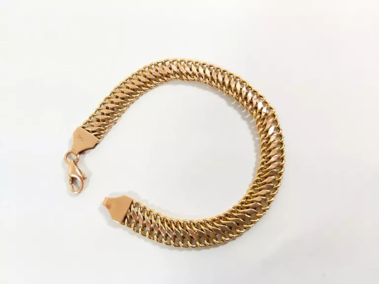ZJAWISKOWA ZŁOTA BRANSOLETKA PRÓBY 585 DŁUGOŚCI 19,5CM