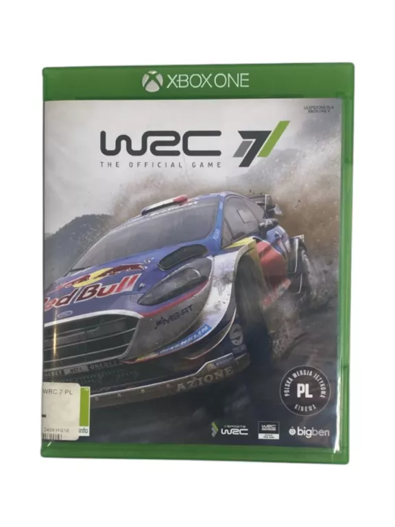 GRA NA XBOX ONE WRC 7 THE OFFICIAL GAME