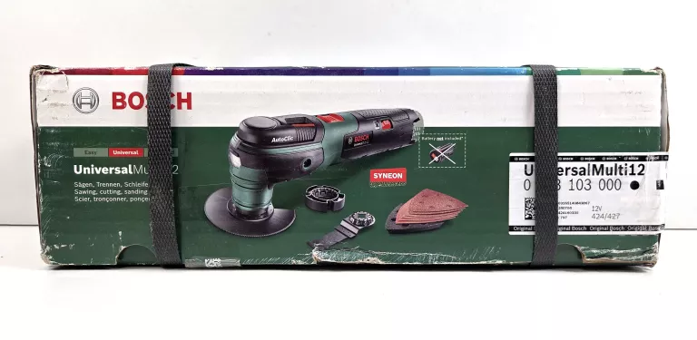 WIELOFUNKCYJNE NARZĘDZIE TURBO BOSCH UNIVERSALMULTI 12 / ZAPAKOWANE