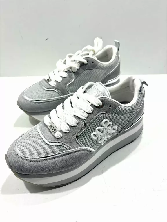BUTY NA PLATFORMIE NINE WEST SILVER ROZM. 38