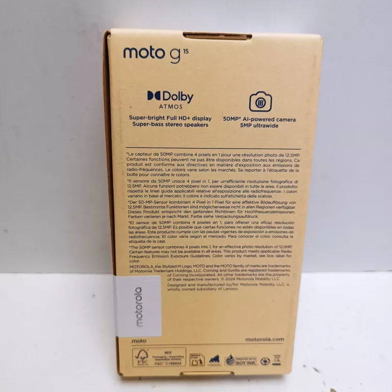 TELEFON MOTO G15 8/128GB