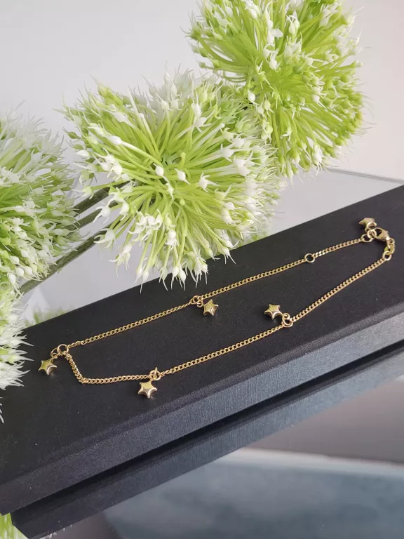 ZŁOTA BRANSOLETKA NA NOGE 3,42 G 585