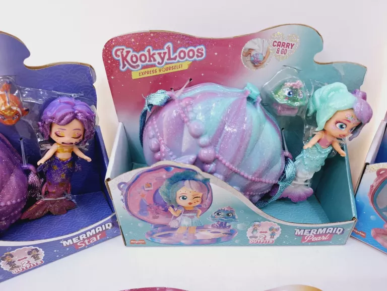 KOOKYLOOS MERMAID STAR Z MUSZELKĄ-TOREBKĄ