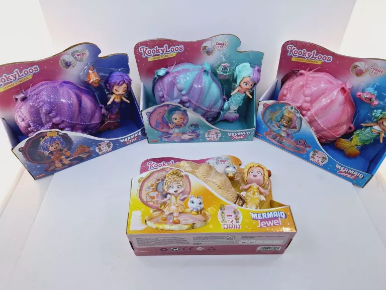 KOOKYLOOS MERMAID STAR Z MUSZELKĄ-TOREBKĄ