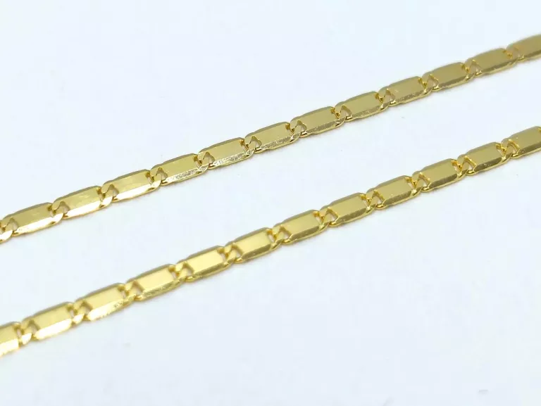 ZŁOTY ŁAŃCUSZEK SPLOT: BLASZKA 585 14K 50CM 3,58G