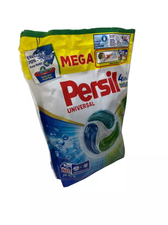 KAPSUŁKI DO PRANIA PERSIL 4IN1 UNIVERSAL DEEP CLEAN MEGA 60 PRAŃ NISKA TEM