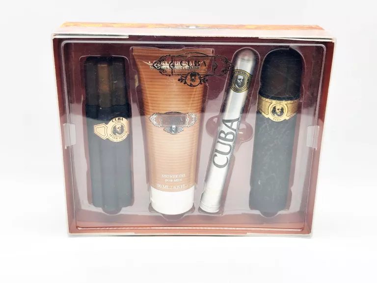 CUBA ORIGINAL GOLD ZESTAW UPOMINKOWY DLA MĘŻCZYZN 4-ELEMENTOWY