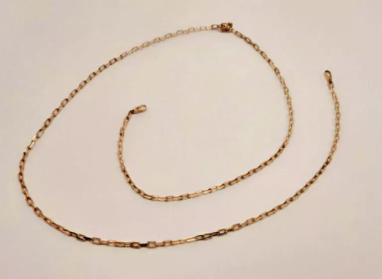ZŁOTY ŁAŃCUSZEK 4,29 GRAM PR.585 46 CM OPIS