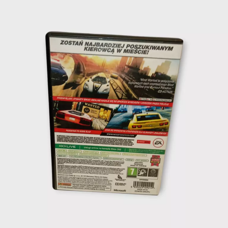 GRY MOST WANTED XBOX 360