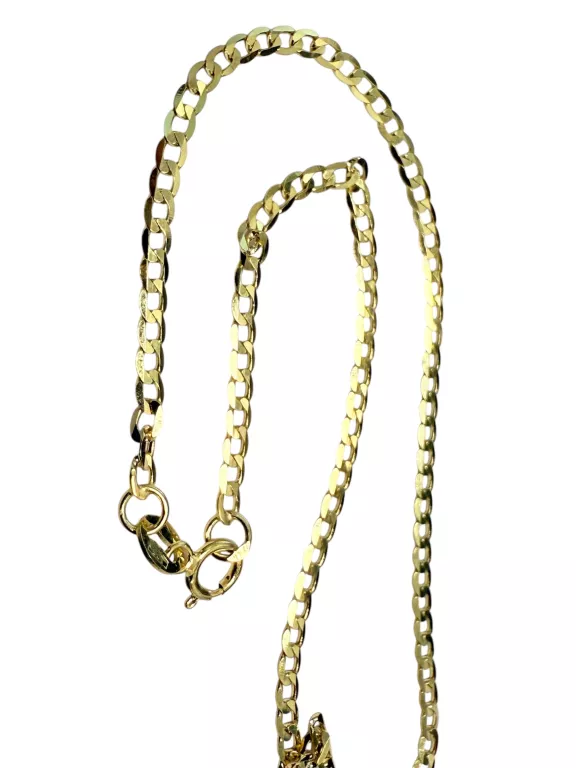 ZŁOTY ŁAŃCUSZEK PANCERKA 50CM 3,3G P. 375 9K