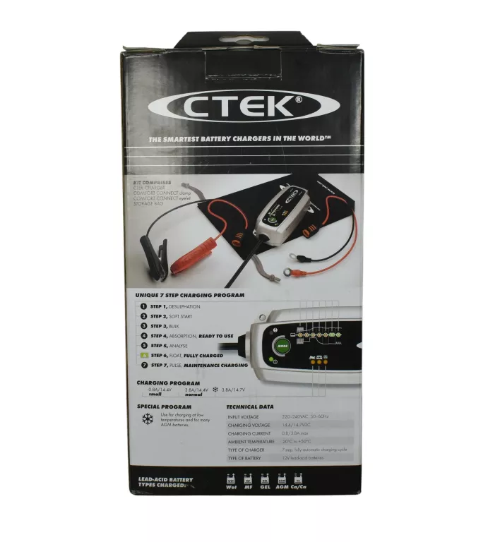 ŁADOWARKA PROSTOWNIK CTEK MXS 3.8 12V/3.8A