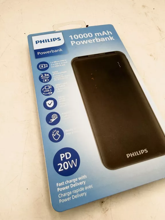 POWERBANK PHILIPS 10000MAH