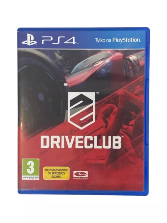 GRA NA PS 4 / PLAY STATION 4 DRIVECLUB