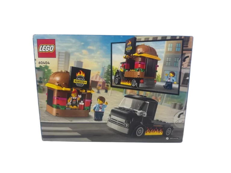 LEGO CITY 60404 CIĘŻARÓWKA Z HAMBURGERAMI