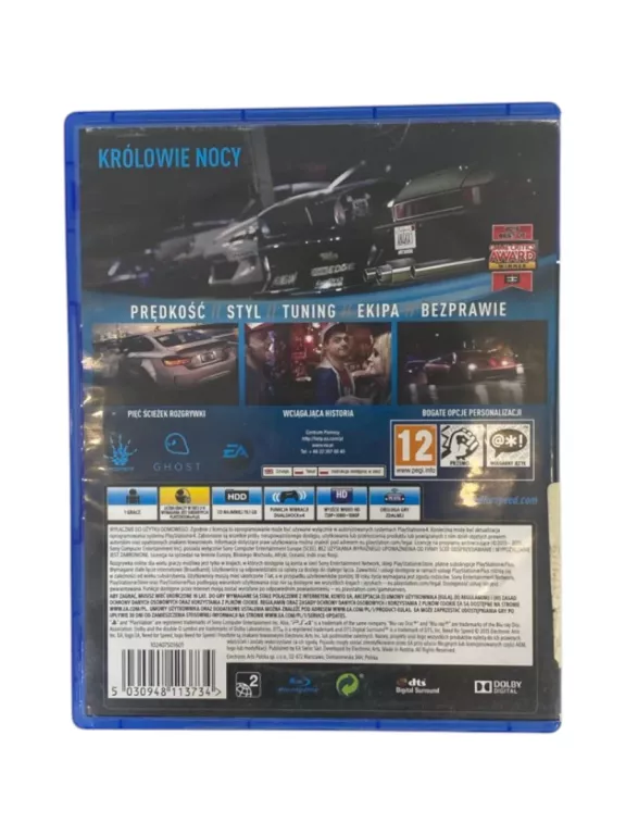 GRA NA PS 4 / PLAY STATION 4 NEED FOR SPEED