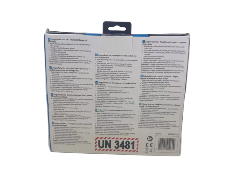 LIVINGTON POCKETVAC ODKURZACZ RĘCZNY 2W1