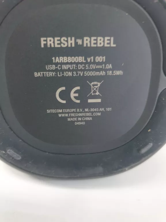 GŁOŚNIK FRESH N REBEL 1ARB800BL