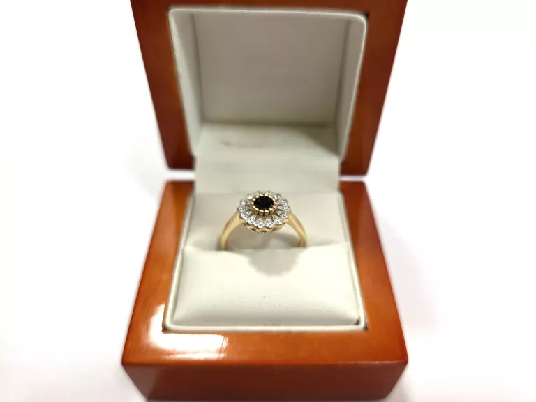 PIĘKNY ZŁOTY PIERSCIONEK 3,95G 585 14K R17