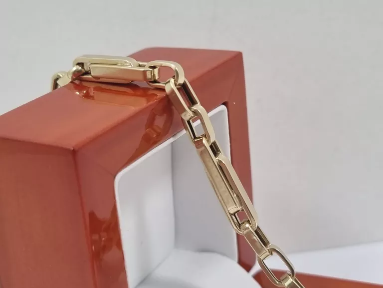 ZŁOTA MĘSKA BRANSOLETA DMUCHANA 585 9,80G 23,5CM