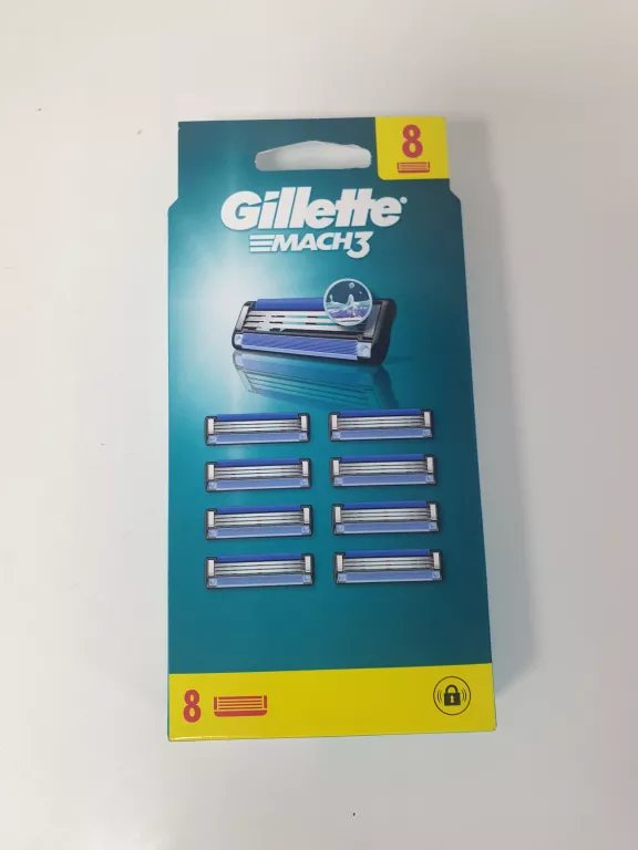 WYMIENNE WKŁADY DO GOLENIA OSTRZA GILLETTE MACH3 8 SZT