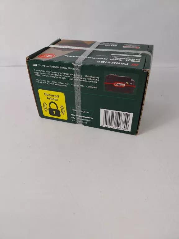 AKUMULATOR LITOWO-JONOWY PARKSIDE 20 V PAP 20 B3 4