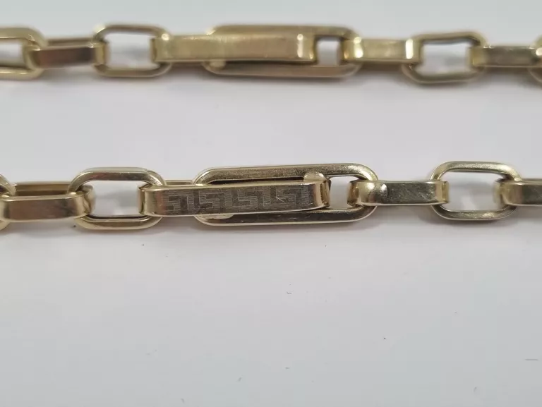 ZŁOTA MĘSKA BRANSOLETA DMUCHANA 585 9,80G 23,5CM