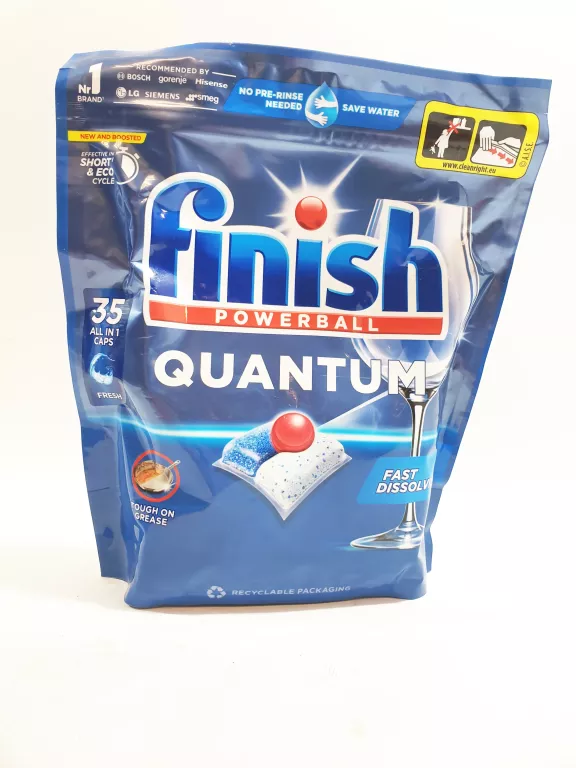 KAPSUŁKI DO ZMYWARKI FINISH QUANTUM  POWERBALL 35 SZTUK