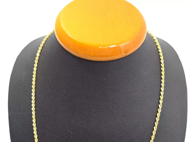 PIĘKNY ZŁOTY ŁAŃCUSZEK 2,34G PROBA 585 14K 45CM