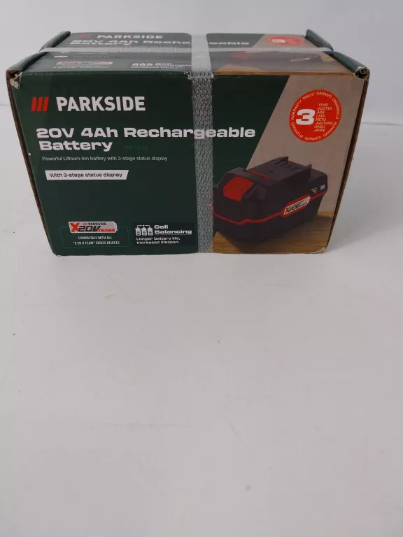 AKUMULATOR LITOWO-JONOWY PARKSIDE 20 V PAP 20 B3 4