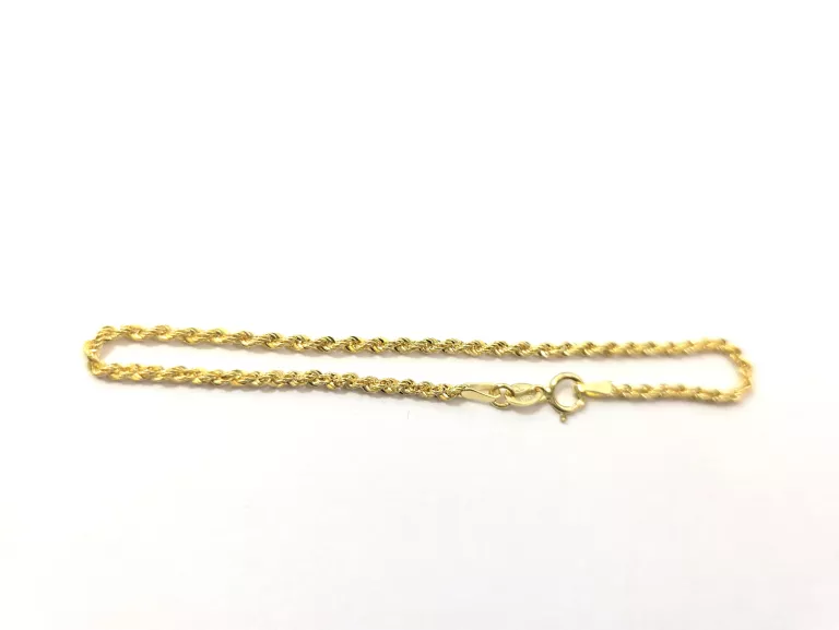 PIĘKNA ZŁOTA BRANSOLETKA 1,11G 18CM