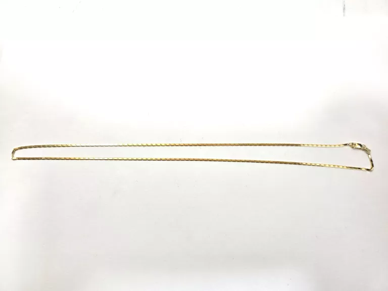 PIĘKNY ZŁOTY ŁAŃCUSZEK 3,65G 14K 585 50CM