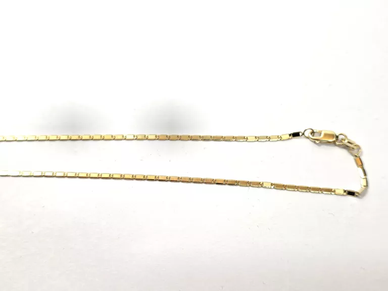 PIĘKNY ZŁOTY ŁAŃCUSZEK 3,65G 14K 585 50CM
