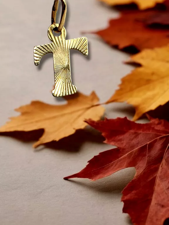 WYRÓB JUBILERSKI UŻYWANY ZŁOTO 1X ZAWIESZKA LITERA "T"
