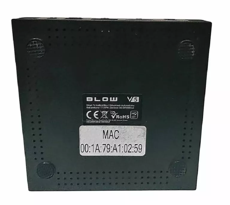 BLOW ODTWARZACZ  MULTIMEDIALNY SMART TV ANDROID BOX