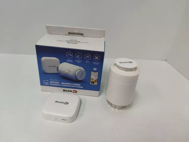 GŁOWICA TERMOSTATYCZNA SETTI+ TRV001 + BRAMKA ZIGBEE TRV350