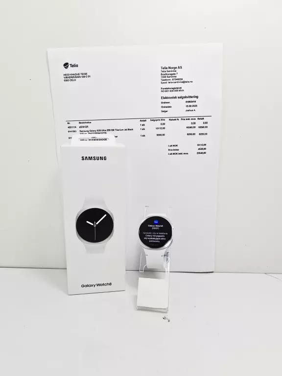 SMARTWATCH SAMSUNG GALAXY WATCH8 SM-L325F KOMPLET