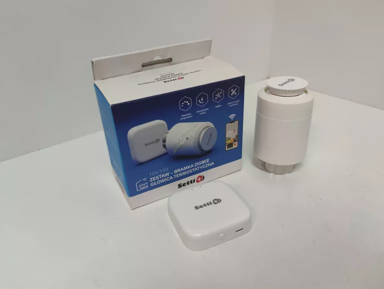 GŁOWICA TERMOSTATYCZNA SETTI+ TRV001 + BRAMKA ZIGBEE TRV350