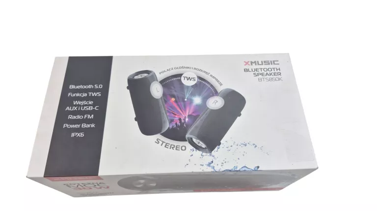 GŁOŚNIK XMUSIC BTS850K CZARNY